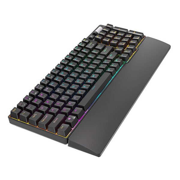 Wireless mechanical keyboard Royal Kludge RK96 RGB, Brown switch (black)